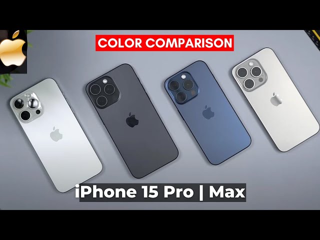 iPhone 15 Pro & Pro Max: All Colors Compared! Which one is your favorite?