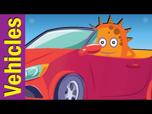 The Vehicles Song | Learn Transportation | ESL for Kids | Fun Kids English