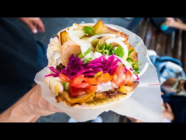 Tel Aviv Food Tour - BEST Sabich, Hummus, and Lamb Pita - Middle Eastern Israeli Food!