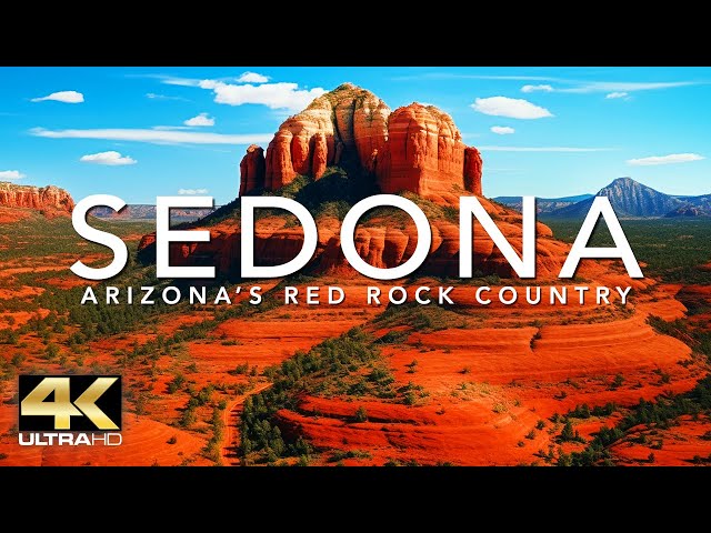 SEDONA - ARIZONA 4K DRONE FOOTAGE (ULTRA HD) - USA Beautiful Scenery Footage UHD