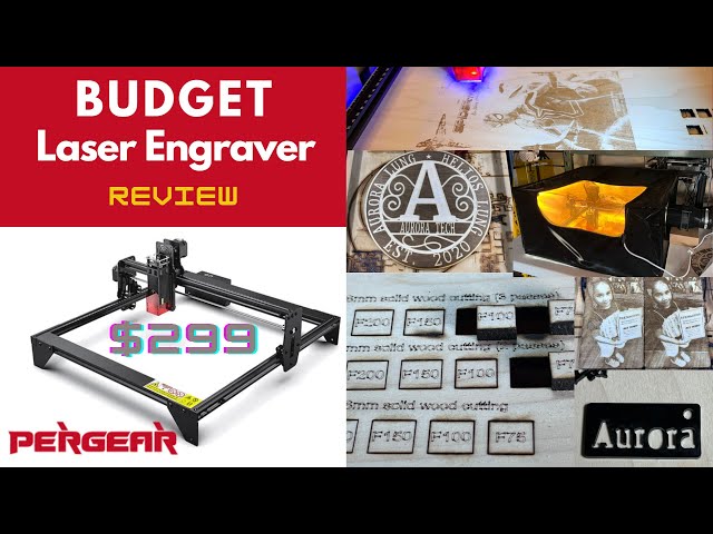 Budget Desktop Laser Engraver Review: $299 Pergear L5 5W laser and my Laser Engraver Enclosure setup