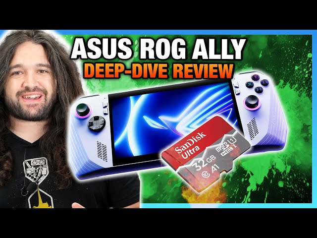 ASUS ROG Ally Deep-Dive Review: Thermals, Gaming, Power, SD Card, & More vs. Steam Deck