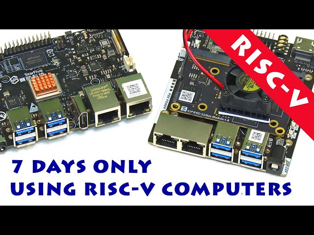 RISC-V Week: 7 days only using RISC-V computers