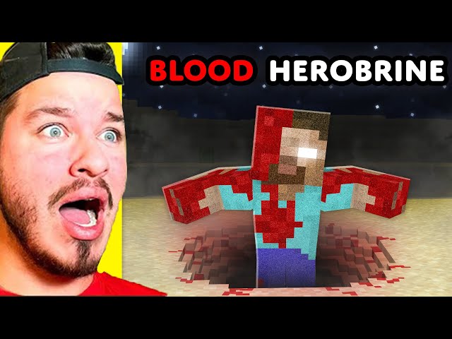 I Fooled My Friend with Blood Herobrine in Minecraft