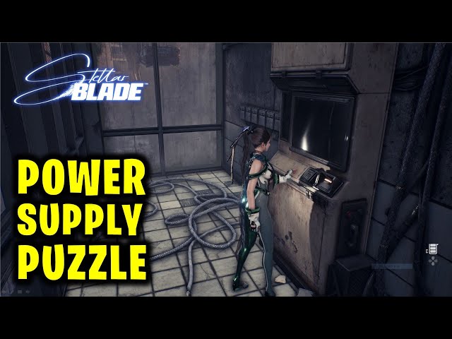 Solve Power Supply Puzzle to Activate the Monorail | Scavenger Adam | Stellar Blade