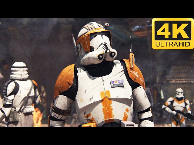 BATTLE OF GEONOSIS: Clone Troopers vs CIS Battle Droids - Star Wars: Battlefront 2 (PS5, 4K, HDR)