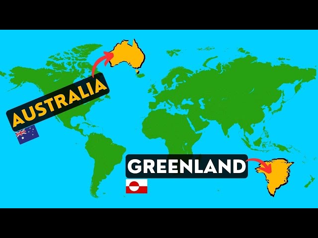 What if Greenland & Australia swapped places?