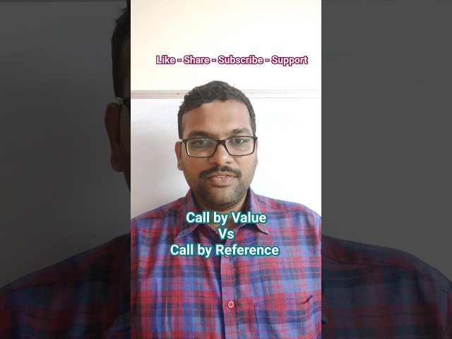 Call-by-Value Vs Call-by-Reference in C Language #cprogramming   #education
