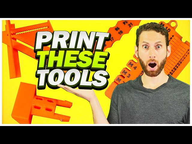 28(ish) 3D Printed Tools That Are ACTUALLY Useful!