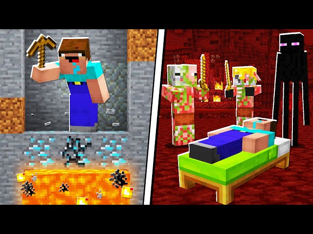 FUNNIEST FAILS with MY NOOB FRIEND in Minecraft!