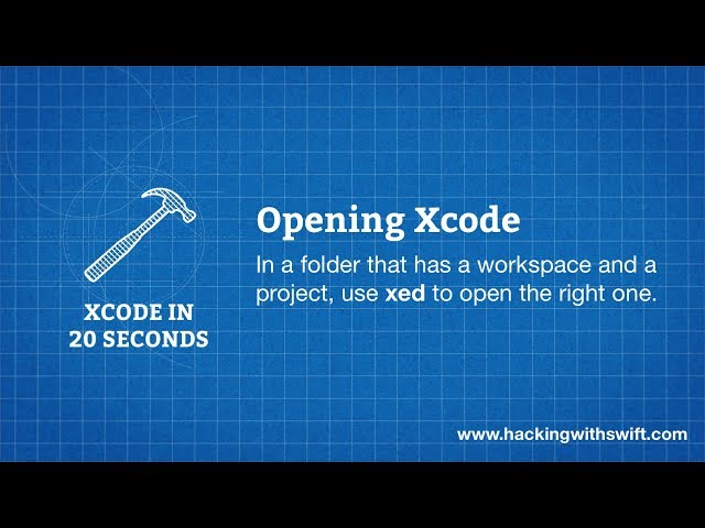 Xcode in 20 Seconds: Opening Xcode