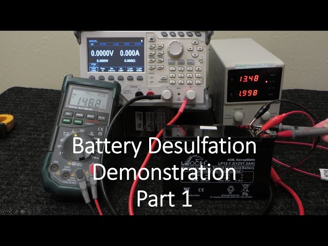 Battery Desulfation Demonstration Start to Finish - Part 1/2