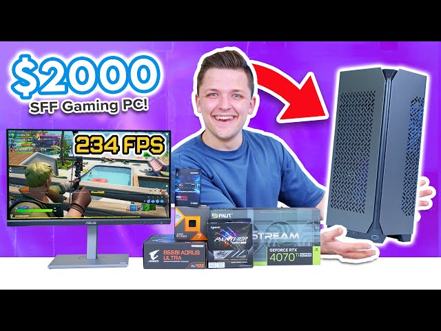 Building an Awesome $2000 ITX Gaming PC Build! 😆 [ft. RTX 4070Ti Super & NCORE 100 Max]