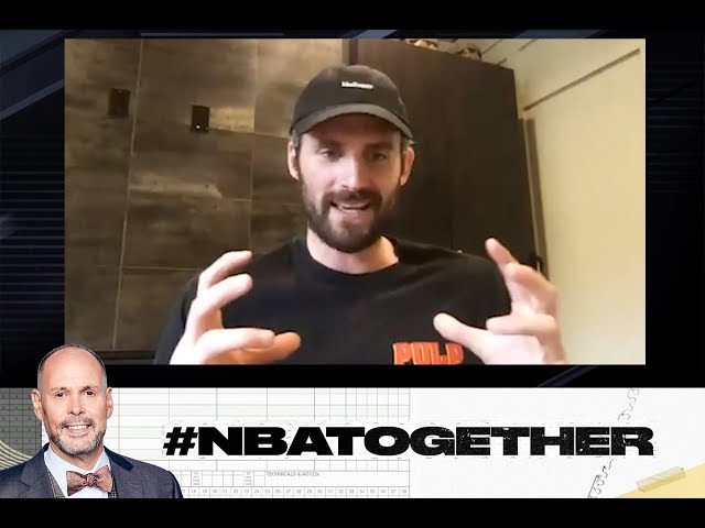 Kevin Love Discusses Mental Health Awareness on #NBATogether with Ernie Johnson | NBA on TNT