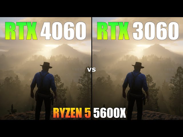 RTX 4060 vs RTX 3060 - Ryzen 5 5600X - Test in 8 Games