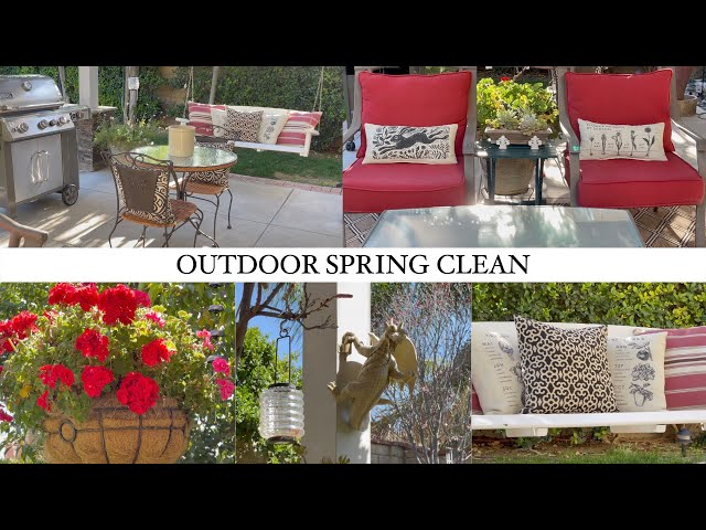 SPRING CLEANING | RELAXING OUTDOOR CLEANING MOTIVATION