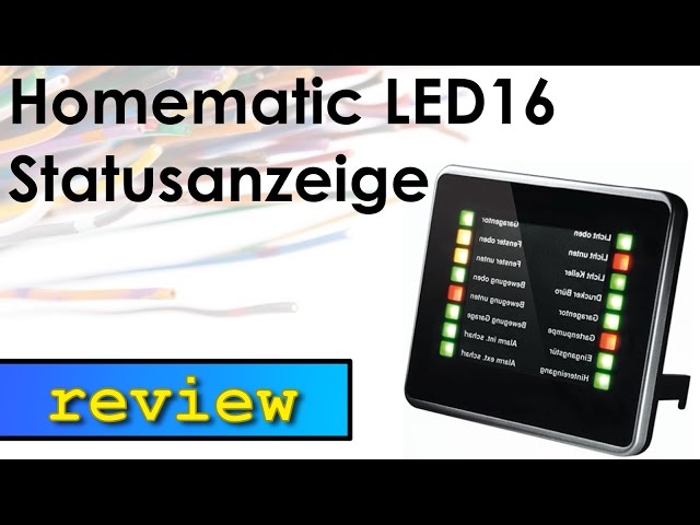 Homematic LED16 Display - Unboxing und Einrichtung