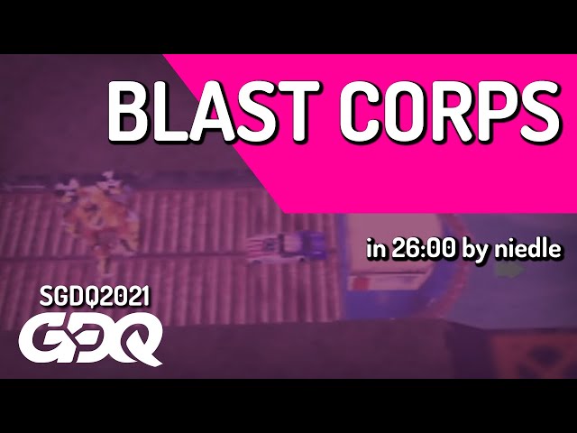 Blast Corps by niedle in 26:00 - Summer Games Done Quick 2021 Online