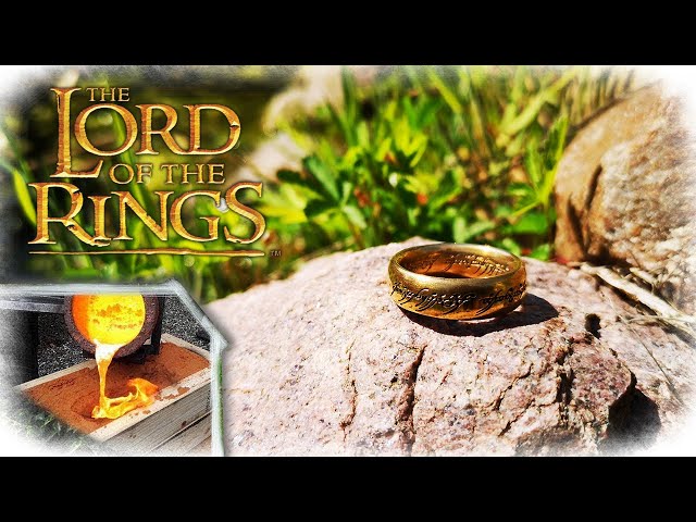 Casting The One Ring In REAL GOLD $5,000 (Lord Of The Rings)