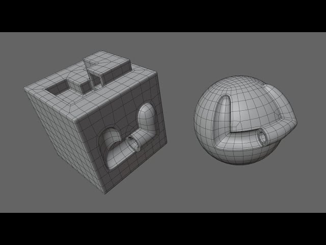 Boolsh*t 3. Using Curves for Details. Blender 3D.