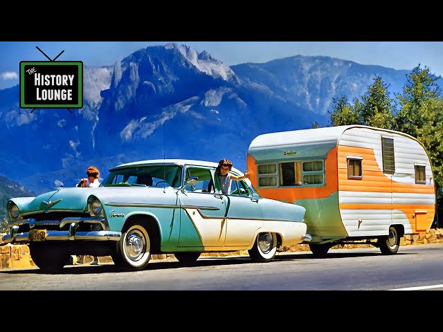 1950s America - Vintage USA Road Trip in COLOR