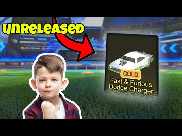 7 Year Old Loses his UNRELEASED Item! In Rocket League!