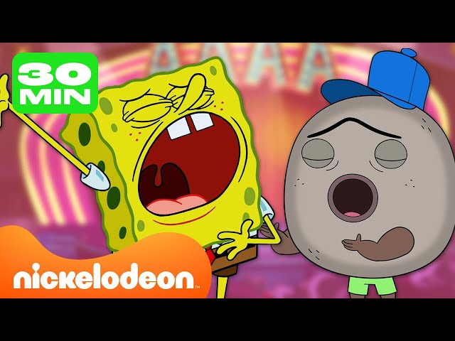 Spongebob | LAGU-LAGU TERBAIK dari SpongeBob SquarePants + Rock Paper Scissors 🎶 | Nickelodeon