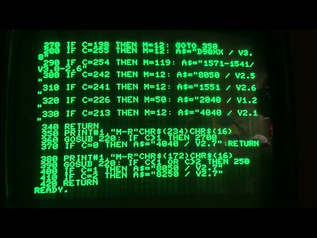 Commodore Pet 4040 Diagnostics - Rudy's Insights Into This 2001 32k 9 Inch Screen PET - Episode 2155