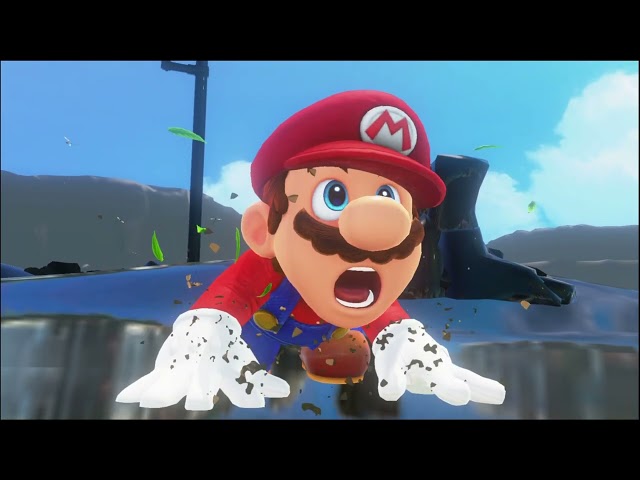 Mario Odyssey but the Textures are Missing