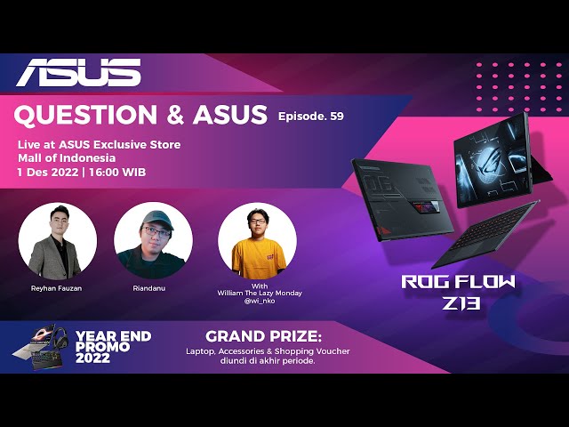 Episode 59 - MOST POWERFUL GAMING TABLET [LIVE from ASUS Exclusive Store MOI]