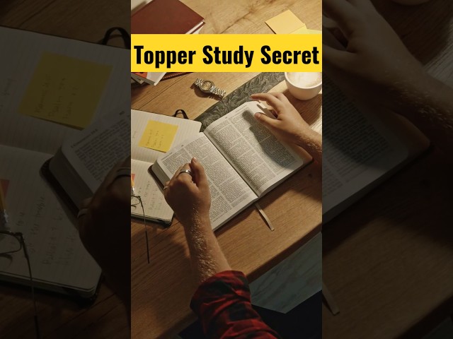3 Study Secret Tips of a Topper to Top Any Exam | Every Student Must Watch This #shorts