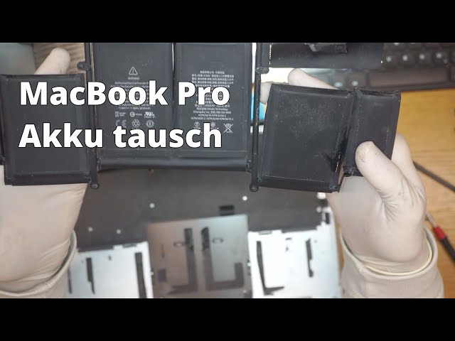 MacBook Pro 13 Akku Batterie wechseln