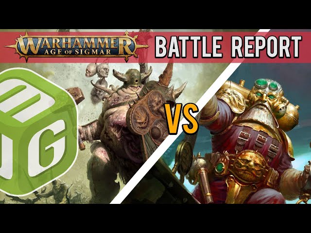 Maggotkin vs Kharadron Overlords Age of Sigmar 3rd Edition Battle Report EP 5