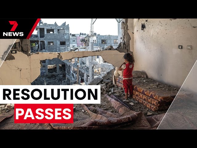 UN Security Council demands immediate ceasefire in Gaza | 7 News Australia