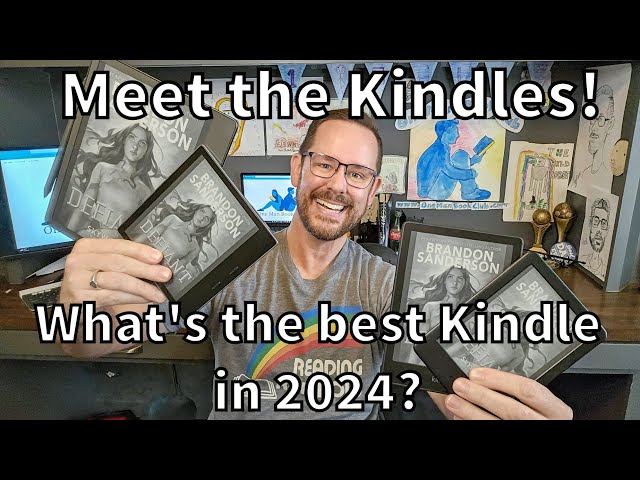 Meet The Kindles!  Comparing the 2024 Kindle Lineup