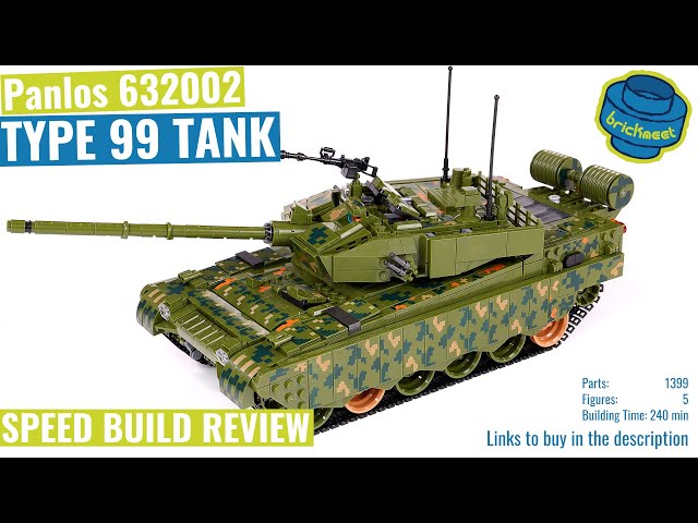 Panlos 632002 – Type 99 Tank with interior – Speed Build Review