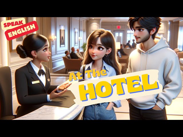 At The Hotel | Improve Your English Skills | Daily Conversation Practice [ Paris Olympic Games ]