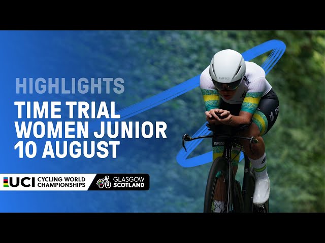 Women Junior time Trial Highlights - 2023 UCI Cycling World Championships