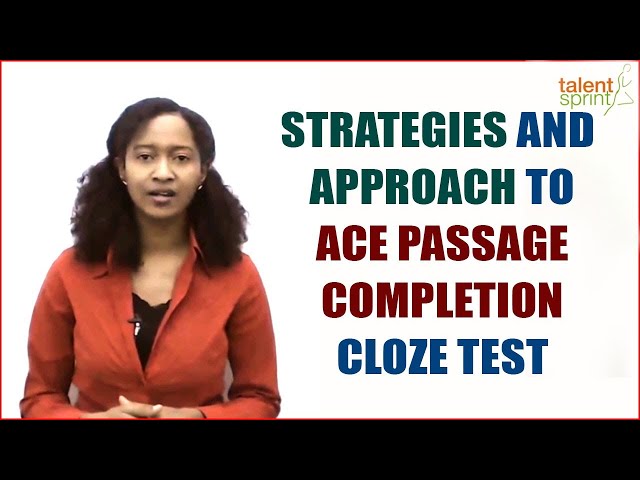 Strategies and Approach to ACE Passage Completion | Cloze Passage for IBPS PO | TalentSprint