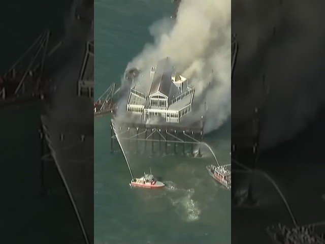 As of Friday, firefighters said the fire on the Oceanside Pier was “under control.” #news #fire