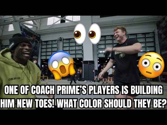 Coach Prime Wants Me to Build Him New Toes After Colorado Football Career? (V.C. @welloffmedia )