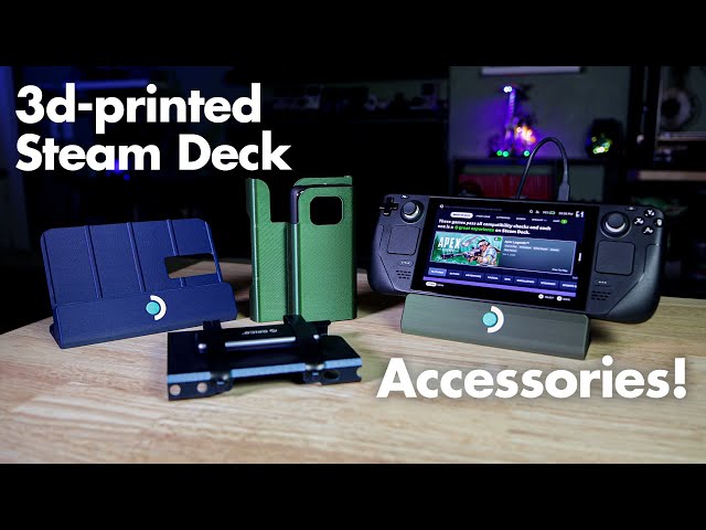 3d-Printable Steam Deck Accessories + Fusion 360 tips and tricks!