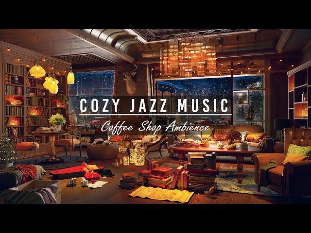 Smooth Jazz Music for Work, Focus ~ Cozy Coffee Shop Ambience | Warm Piano Jazz Instrumental Music