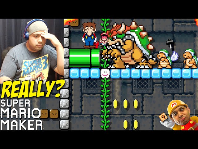 THIS SH#T STRESSFUL AS F#%K!!! [SUPER MARIO MAKER] [#28]