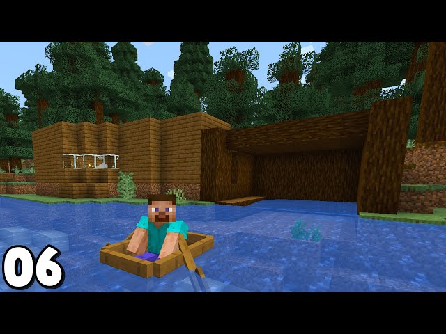 I made a Boat House and Extended my base in Minecraft // Part 6