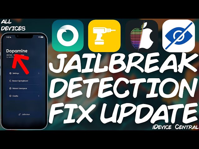 NEW RootHide JAILBREAK Detection Bypass For Dopamine UPDATE Released! All Devices!