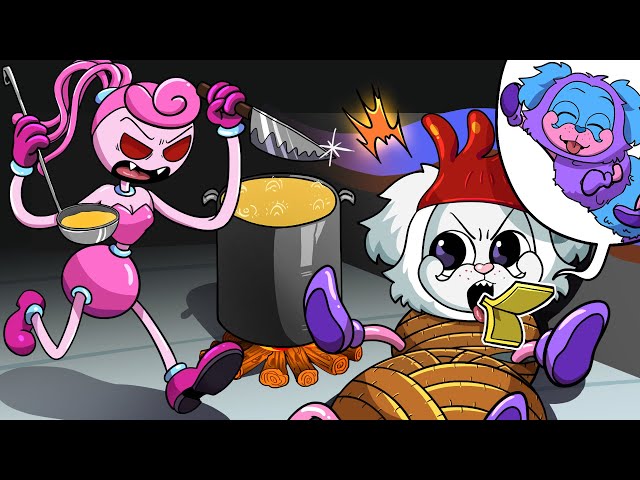 [Animation] Mommy Long Legs Cooks PJ Pug A Pillar | Poppy Playtime 2 SAD STORY Animation | SLIME CAT