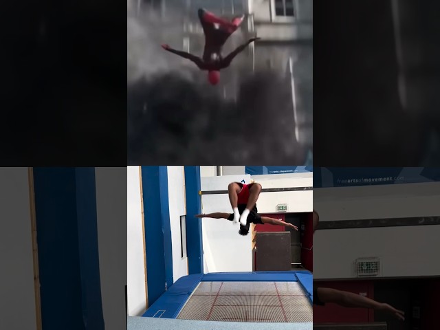 Spiderman Stunt in Real Life 😳