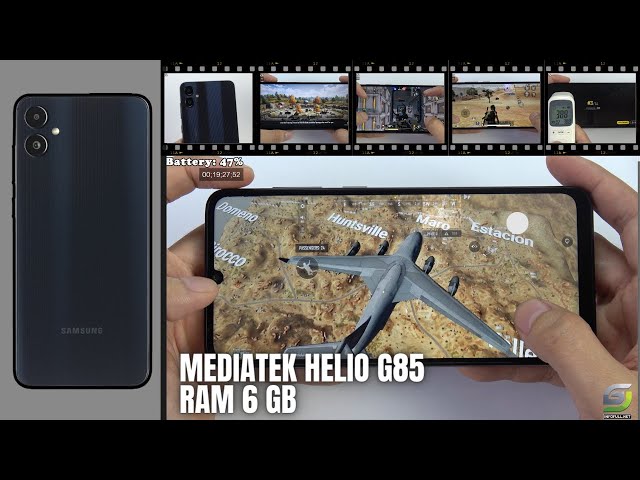 Samsung Galaxy A05 test game PUBG New State | Helio G85