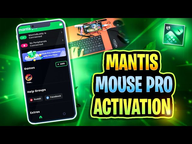 Mantis Mouse Pro Single Phone Activation on all Android Versions | keyboard and mouse in mobile